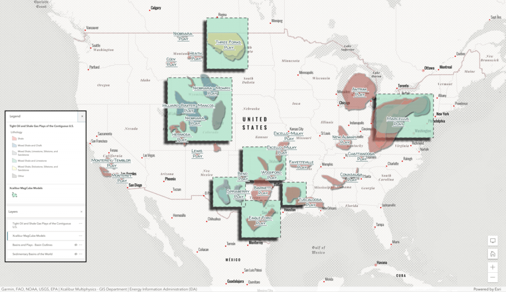 Xcalibur Multiphysics updates MagCUBE IFR WebMap via ArcGIS Online